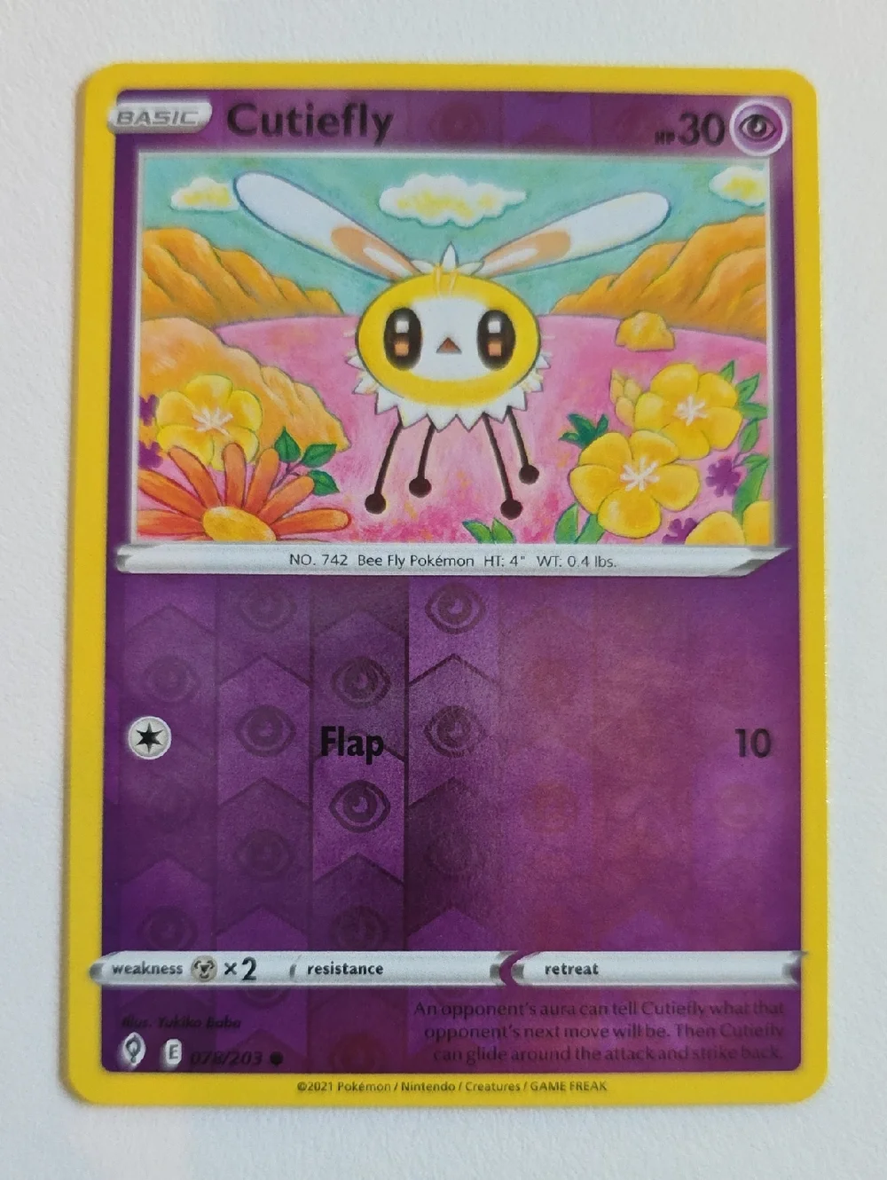 Pokemon Cutiefly, Ribombee, And Lillie's Ribombee Trading Cards